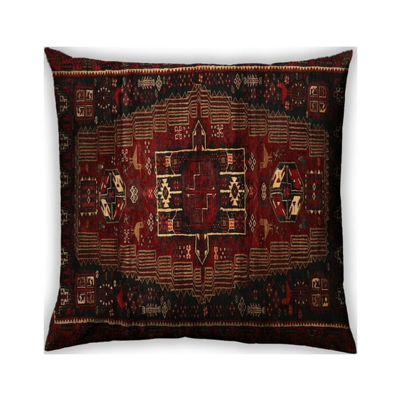 Ahgly Company Indoor Square Traditional Throw Pillow, 18 inch by 18 inch
