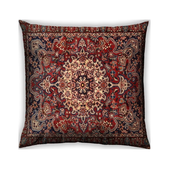 Ahgly Company Indoor Square Traditional Throw Pillow, 18 inch by 18 inch