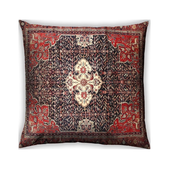 Ahgly Company Indoor Square Traditional Throw Pillow, 18 inch by 18 inch