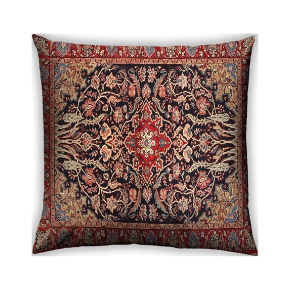 Ahgly Company Indoor Square Traditional Throw Pillow, 18 inch by 18 inch