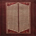 thumbnail image 1 of Ahgly Company Indoor Square Traditional Wine Red Persian Area Rugs, 7' Square, 1 of 6
