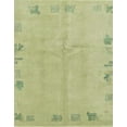 thumbnail image 1 of Ahgly Company Machine Washable Indoor Rectangle Abstract Avocado Green Area Rugs, 7' x 9', 1 of 7