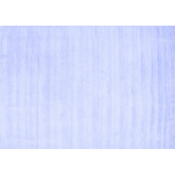 Ahgly Company Machine Washable Indoor Rectangle Abstract Blue Contemporary Area Rugs, 8' x 12'