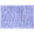 thumbnail image 1 of Ahgly Company Machine Washable Indoor Rectangle Abstract Blue Modern Area Rugs, 2' x 5', 1 of 4