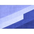 thumbnail image 1 of Ahgly Company Machine Washable Indoor Rectangle Abstract Blue Modern Area Rugs, 7' x 9', 1 of 4