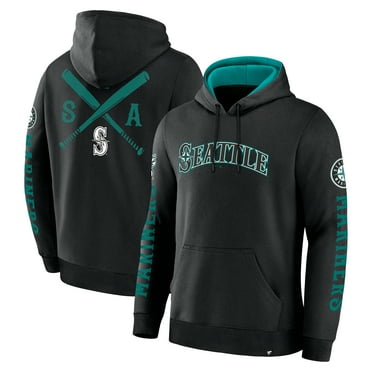 Men's Fanatics  Black Seattle Mariners Big City Legacy Fleece Pullover Hoodie