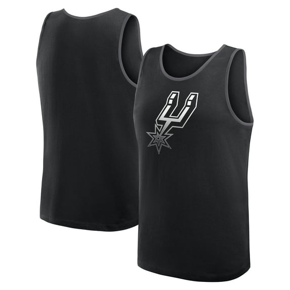 Men's Logo Athletic Black San Antonio Spurs Unmatched Success Tank Top