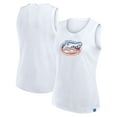 thumbnail image 1 of Women's Fanatics White Florida Gators Activate Slub Tank Top, 1 of 5