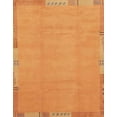 thumbnail image 1 of Ahgly Company Machine Washable Indoor Rectangle Abstract Dark Orange Area Rugs, 2' x 5', 1 of 7