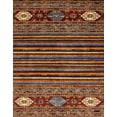 thumbnail image 1 of Ahgly Company Machine Washable Indoor Rectangle Abstract Dark Red Area Rugs, 8' x 10', 1 of 7