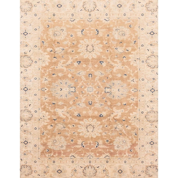 Ahgly Company Machine Washable Indoor Rectangle Abstract Deep Peach Orange Area Rugs, 2' x 5'
