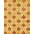 thumbnail image 1 of Ahgly Company Machine Washable Indoor Rectangle Abstract Deep Yellow Area Rugs, 8' x 10', 1 of 7