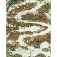 thumbnail image 1 of Ahgly Company Machine Washable Indoor Rectangle Abstract Green Thumb Green Area Rugs, 5' x 7', 1 of 1
