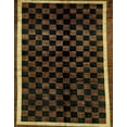 thumbnail image 1 of Ahgly Company Machine Washable Indoor Rectangle Abstract Hazel Green Area Rugs, 8' x 12', 1 of 7