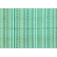 thumbnail image 1 of Ahgly Company Machine Washable Indoor Rectangle Abstract Light Blue Modern Area Rugs, 3' x 5', 1 of 4