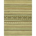 thumbnail image 1 of Ahgly Company Machine Washable Indoor Rectangle Abstract Metallic Gold Area Rugs, 4' x 6', 1 of 7