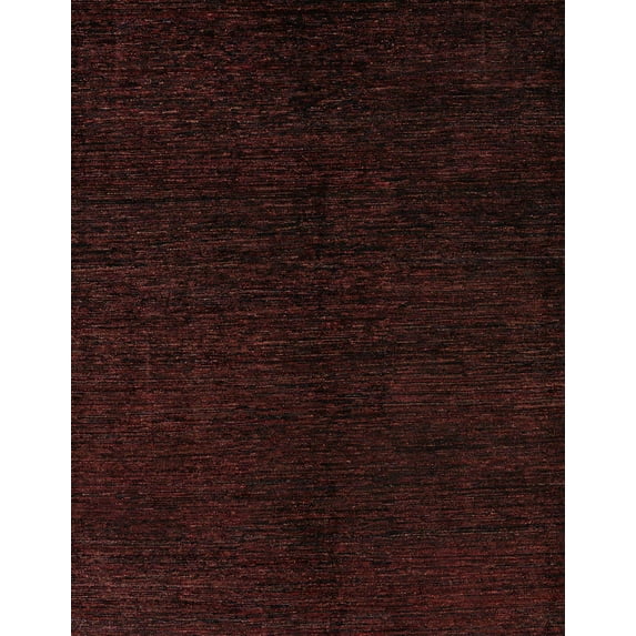 Ahgly Company Machine Washable Indoor Rectangle Abstract Night Red Area Rugs, 5' x 8'