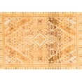 thumbnail image 1 of Ahgly Company Machine Washable Indoor Rectangle Abstract Orange Modern Area Rugs, 2' x 3', 1 of 1