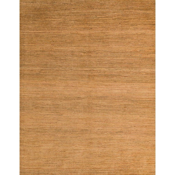 Ahgly Company Machine Washable Indoor Rectangle Abstract Papaya Orange Area Rugs, 7' x 9'