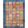 thumbnail image 1 of Ahgly Company Machine Washable Indoor Rectangle Abstract Purple Area Rugs, 2' x 3', 1 of 7