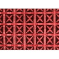 thumbnail image 1 of Ahgly Company Machine Washable Indoor Rectangle Abstract Red Modern Area Rugs, 2' x 5', 1 of 4