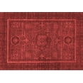 thumbnail image 1 of Ahgly Company Machine Washable Indoor Rectangle Abstract Red Modern Area Rugs, 3' x 5', 1 of 4