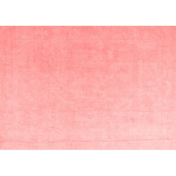 Ahgly Company Machine Washable Indoor Rectangle Abstract Red Modern Area Rugs, 4' x 6'