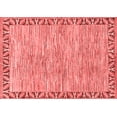 thumbnail image 1 of Ahgly Company Machine Washable Indoor Rectangle Abstract Red Modern Area Rugs, 5' x 7', 1 of 4