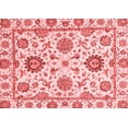thumbnail image 1 of Ahgly Company Machine Washable Indoor Rectangle Abstract Red Modern Area Rugs, 6' x 9', 1 of 4
