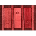 thumbnail image 1 of Ahgly Company Machine Washable Indoor Rectangle Abstract Red Modern Area Rugs, 8' x 10', 1 of 4