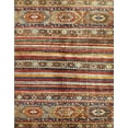 thumbnail image 1 of Ahgly Company Machine Washable Indoor Rectangle Abstract Saffron Red Area Rugs, 7' x 10', 1 of 7