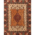 thumbnail image 1 of Ahgly Company Machine Washable Indoor Rectangle Abstract Saffron Red Area Rugs, 8' x 10', 1 of 7