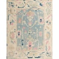 thumbnail image 1 of Ahgly Company Machine Washable Indoor Rectangle Abstract Sage Green Area Rugs, 5' x 7', 1 of 7