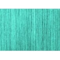 thumbnail image 1 of Ahgly Company Machine Washable Indoor Rectangle Abstract Turquoise Blue Contemporary Area Rugs, 4' x 6', 1 of 4