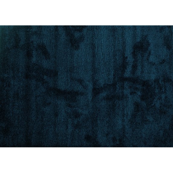 Ahgly Company Machine Washable Indoor Rectangle Abstract Turquoise Blue Contemporary Area Rugs, 5' x 7'