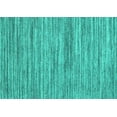 thumbnail image 1 of Ahgly Company Machine Washable Indoor Rectangle Abstract Turquoise Blue Contemporary Area Rugs, 7' x 10', 1 of 4
