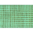 thumbnail image 1 of Ahgly Company Machine Washable Indoor Rectangle Abstract Turquoise Blue Contemporary Area Rugs, 7' x 10', 1 of 4