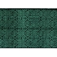 thumbnail image 1 of Ahgly Company Machine Washable Indoor Rectangle Abstract Turquoise Blue Modern Area Rugs, 6' x 9', 1 of 4