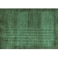 thumbnail image 1 of Ahgly Company Machine Washable Indoor Rectangle Abstract Turquoise Blue Modern Area Rugs, 8' x 12', 1 of 4