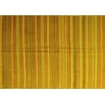 thumbnail image 1 of Ahgly Company Machine Washable Indoor Rectangle Abstract Yellow Contemporary Area Rugs, 2' x 3', 1 of 4