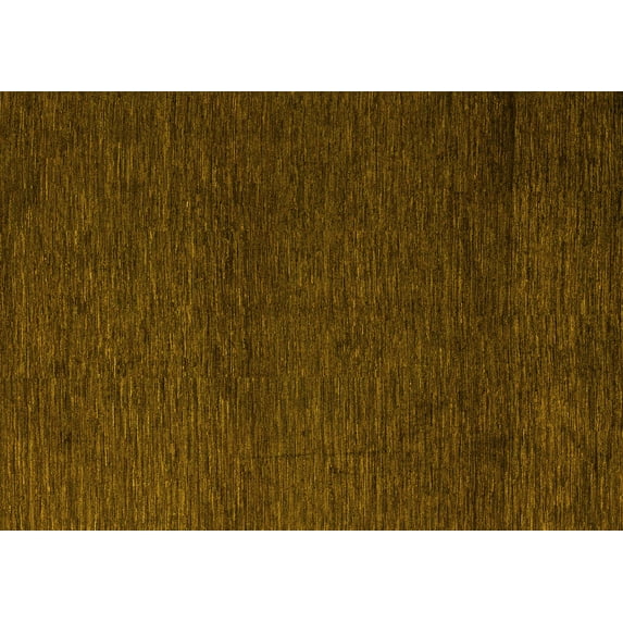 Ahgly Company Machine Washable Indoor Rectangle Abstract Yellow Modern Area Rugs, 3' x 5'