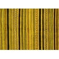 thumbnail image 1 of Ahgly Company Machine Washable Indoor Rectangle Abstract Yellow Modern Area Rugs, 4' x 6', 1 of 4