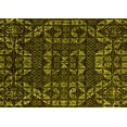 thumbnail image 1 of Ahgly Company Machine Washable Indoor Rectangle Abstract Yellow Modern Area Rugs, 5' x 7', 1 of 4