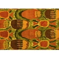 thumbnail image 1 of Ahgly Company Machine Washable Indoor Rectangle Abstract Yellow Modern Area Rugs, 6' x 9', 1 of 4