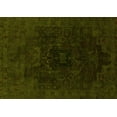 thumbnail image 1 of Ahgly Company Machine Washable Indoor Rectangle Abstract Yellow Modern Area Rugs, 7' x 9', 1 of 4