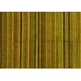 thumbnail image 1 of Ahgly Company Machine Washable Indoor Rectangle Abstract Yellow Modern Area Rugs, 7' x 9', 1 of 4