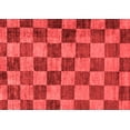 thumbnail image 1 of Ahgly Company Machine Washable Indoor Rectangle Checkered Red Modern Area Rugs, 2' x 4', 1 of 4