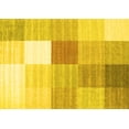 thumbnail image 1 of Ahgly Company Machine Washable Indoor Rectangle Checkered Yellow Modern Area Rugs, 2' x 3', 1 of 4