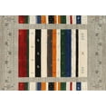 thumbnail image 1 of Ahgly Company Machine Washable Indoor Rectangle Contemporary Brown Area Rugs, 6' x 9', 1 of 7