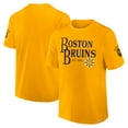 thumbnail image 1 of Men's Fanatics Yellow Boston Bruins Decades Collection Made To Last T-Shirt, 1 of 3
